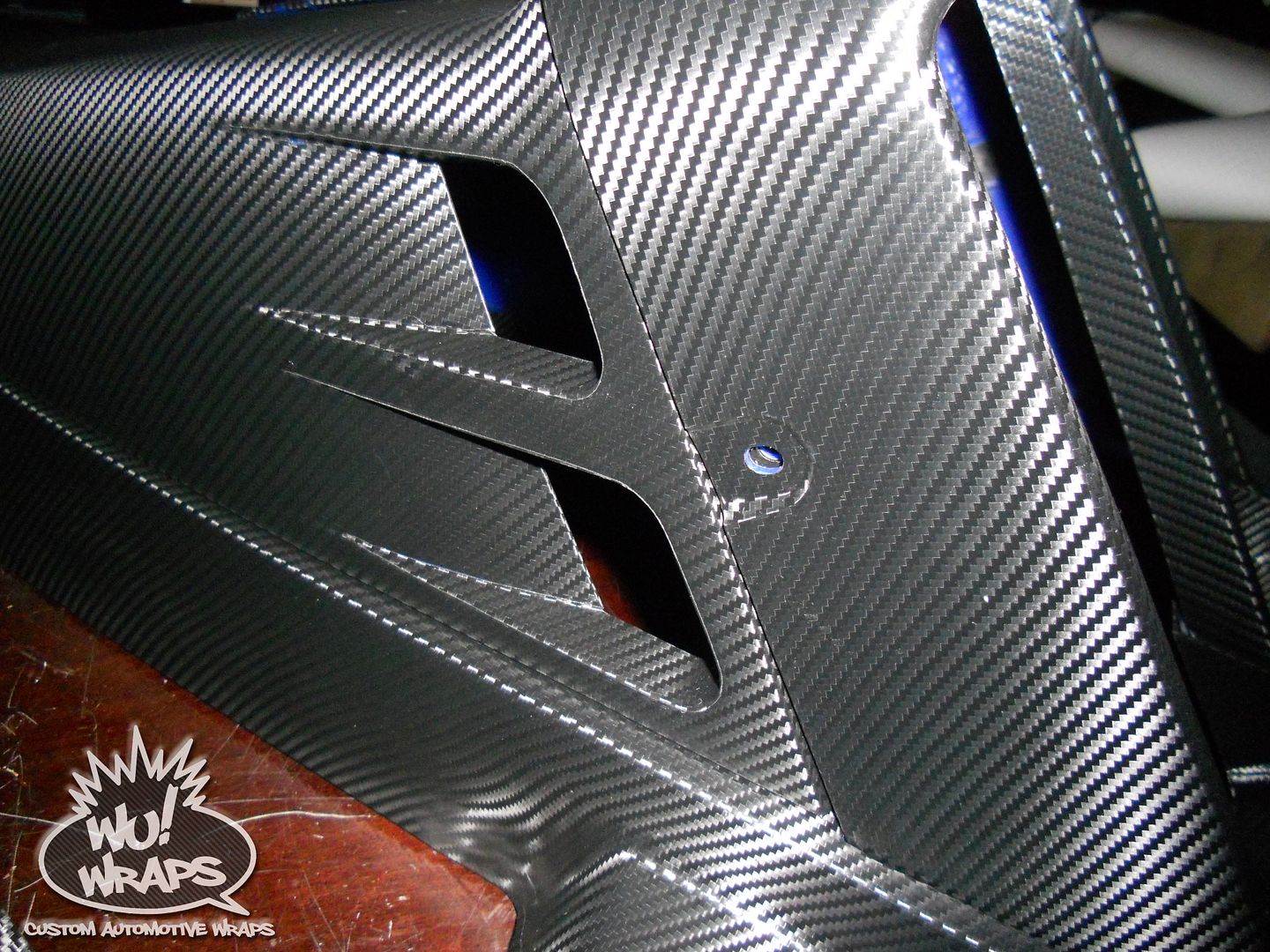 Yamaha Banshee Fairings Wrapped 3m 1080 Carbon Fiber Wu! Wraps 6 Photo